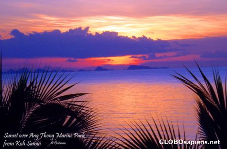 Postcard Sunset -Ang Thong National Marine Park Thailand