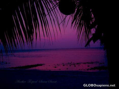 Postcard Another tropical Samui sunset