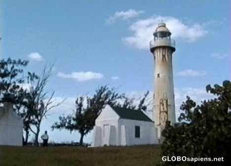 Postcard Grand Turk lighthouse