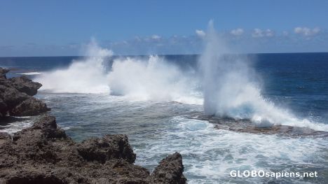 Postcard Blowholes of Tonga