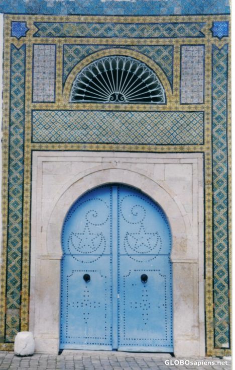 Postcard Doors of Tunisia