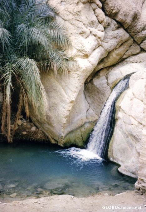 Postcard little waterfalls