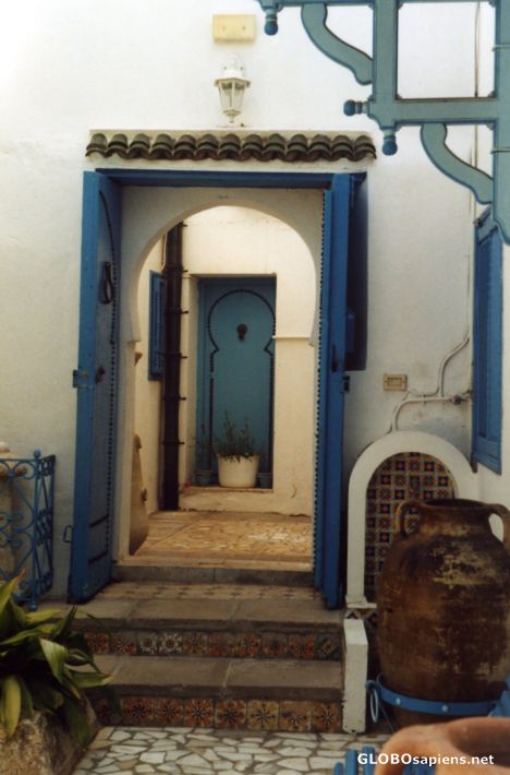 Postcard Doorway