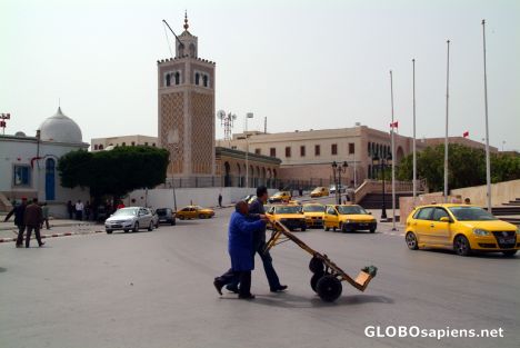 Postcard Tunis (TN) - the Kasbah