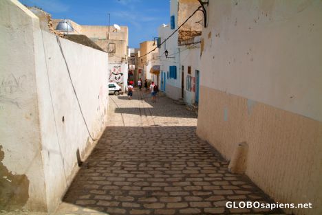 Postcard Sousse (TN) - a lane in the medina