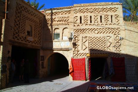 Postcard Tozeur (TN) - a square in the medina