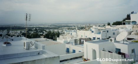 Postcard Sidi Bou Said - town of artists