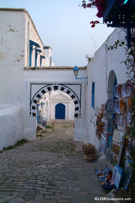 Postcard Sidi Bou Saïd (TN) - an arch