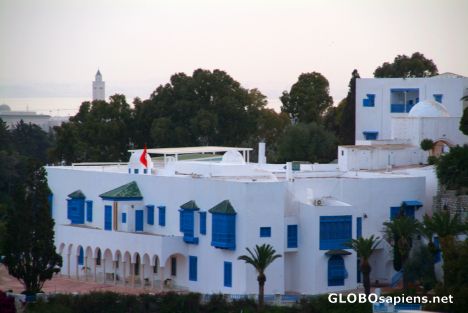 Postcard Sidi Bou Saïd (TN) - a large mansion