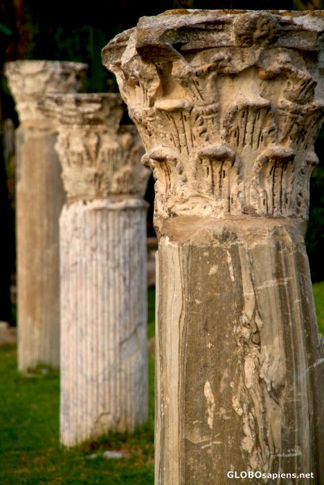 Postcard Carthage (TN) - columns