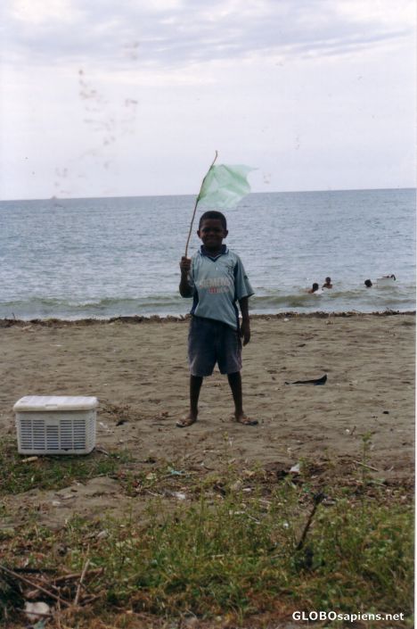 Postcard Dili Kid