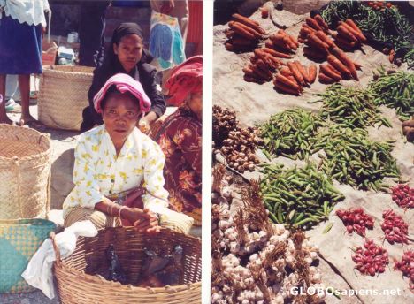 Postcard Maubisse Markets, East Timor