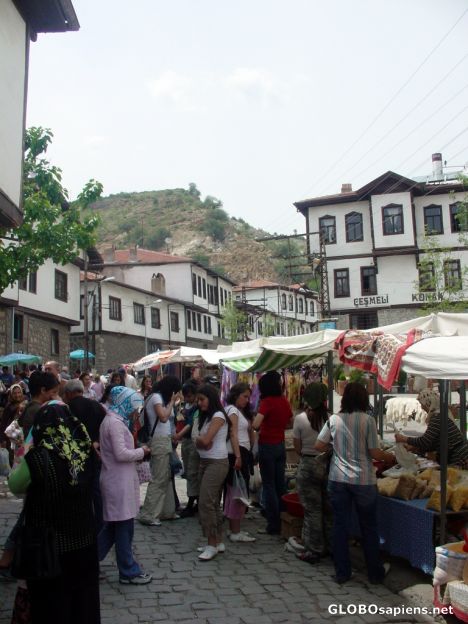 Postcard traditional Beypazari houses