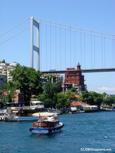 Postcard Fatih Sultan Mehmed Bridge