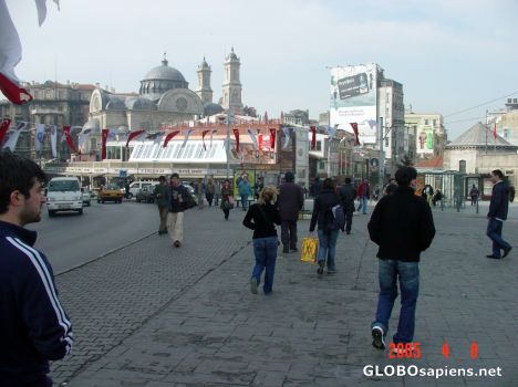 Postcard Taksim Square
