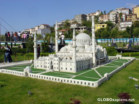 Postcard miniature of Suleymaniye Mosque