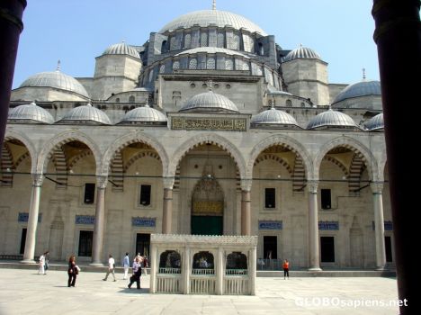 Postcard Suleymaniye Mosque