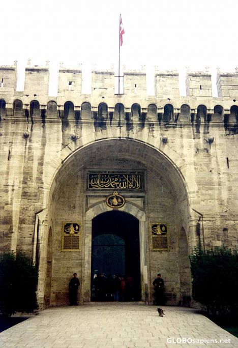 Postcard Topkapi Palace Entrance