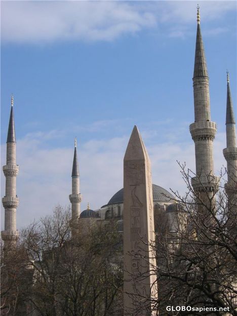 Postcard The Blue Mosque-Sultan Ahmet Mosuqe