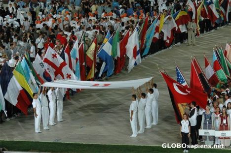 Postcard Universiade Izmir 2005 opening ceremony