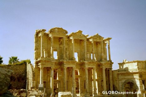Postcard Celsus - library ...