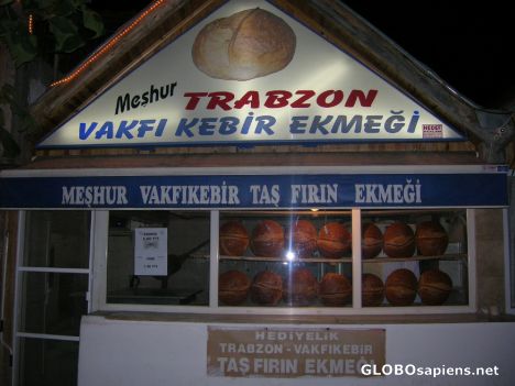 Postcard I bought Trabzon bread for my journey to Igdir