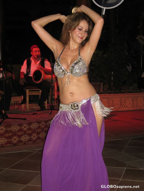 Postcard turkish dancer