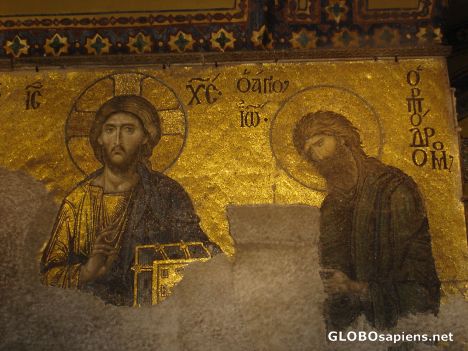 Postcard Mosaic in the Hagia Sofia