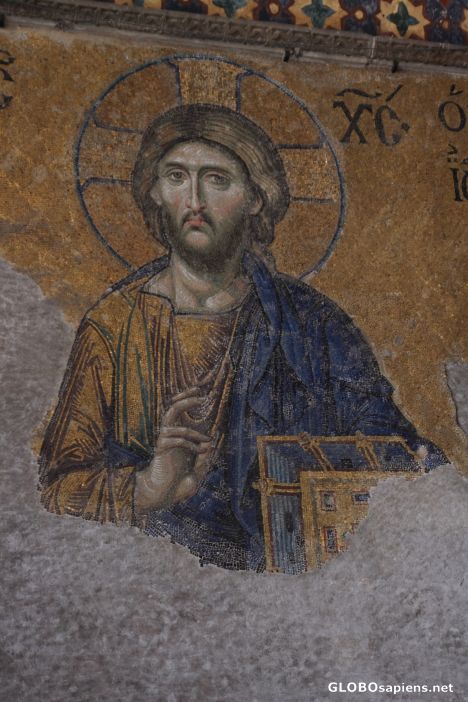 Postcard Byzantine mosaic 1