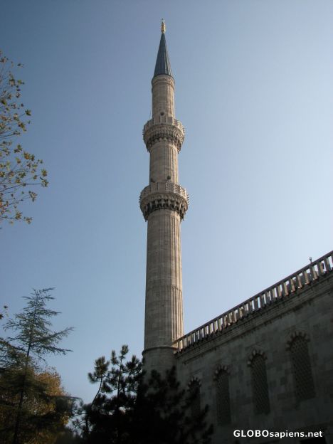 Postcard Blue Mosque Minarets