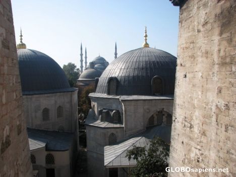 Postcard Views from the Hagia Sophia