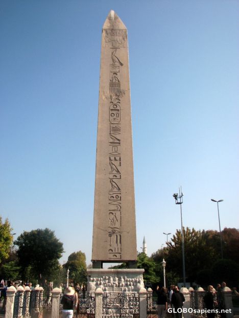 Postcard Hippodrome - Obelisk of Thutmose III