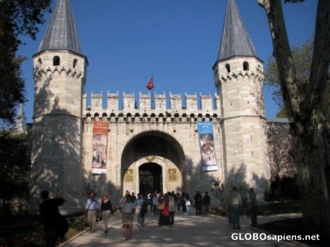 Postcard Topkapi Palace - Imperial Gate