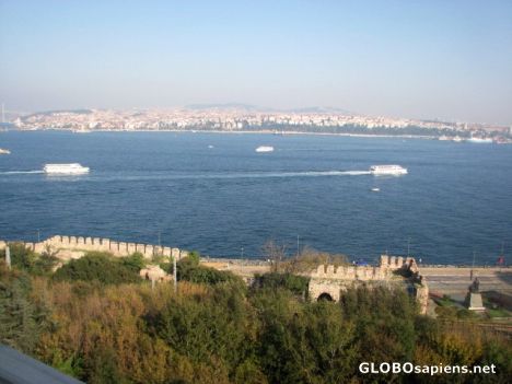 Postcard Topkapi Palace - View of the Bosphorus