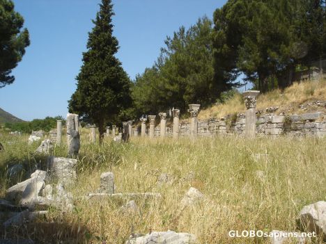 Postcard Ruins at Ephesus