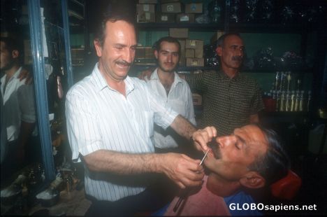 Postcard Barbershop