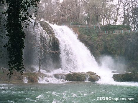Postcard Duden waterfalls