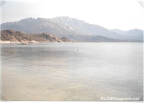 Postcard Swimming in the Bafa-lake