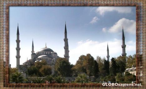 Postcard Blue Mosque