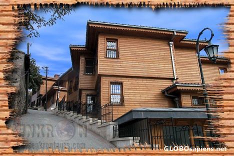 Postcard Wooden Houses