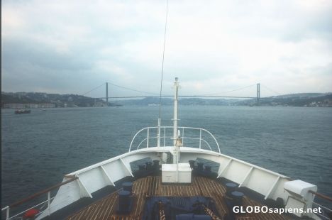 Postcard Bosporus-Bridge