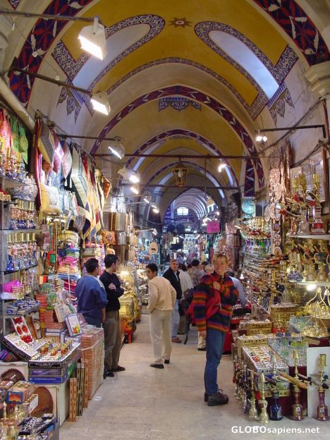 Postcard Bazaar in Istanbul