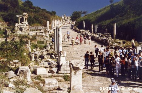 Postcard Marble Street of Ephesus