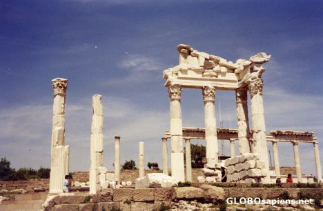 Postcard Temple of Trajan