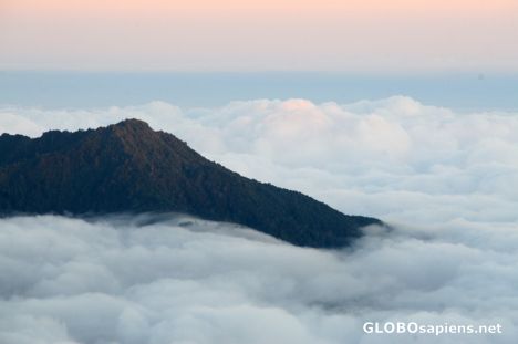 Postcard Mountain in cloud