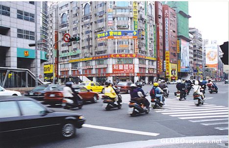 Postcard Traffic in Taipei