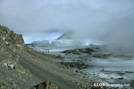 Postcard Furtwangler Glacier in the inner cone