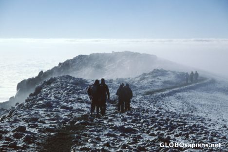 Postcard Descent from Uhuru Peak