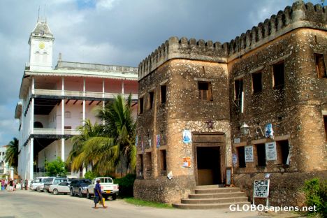 Postcard Zanzibar, Stone Town - the fort