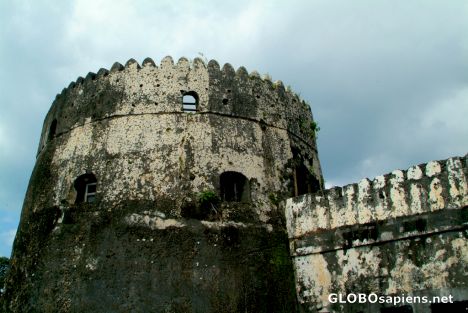 Postcard Zanzibar, Stone Town - the fort's tower
